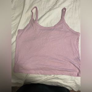 light pink tank top